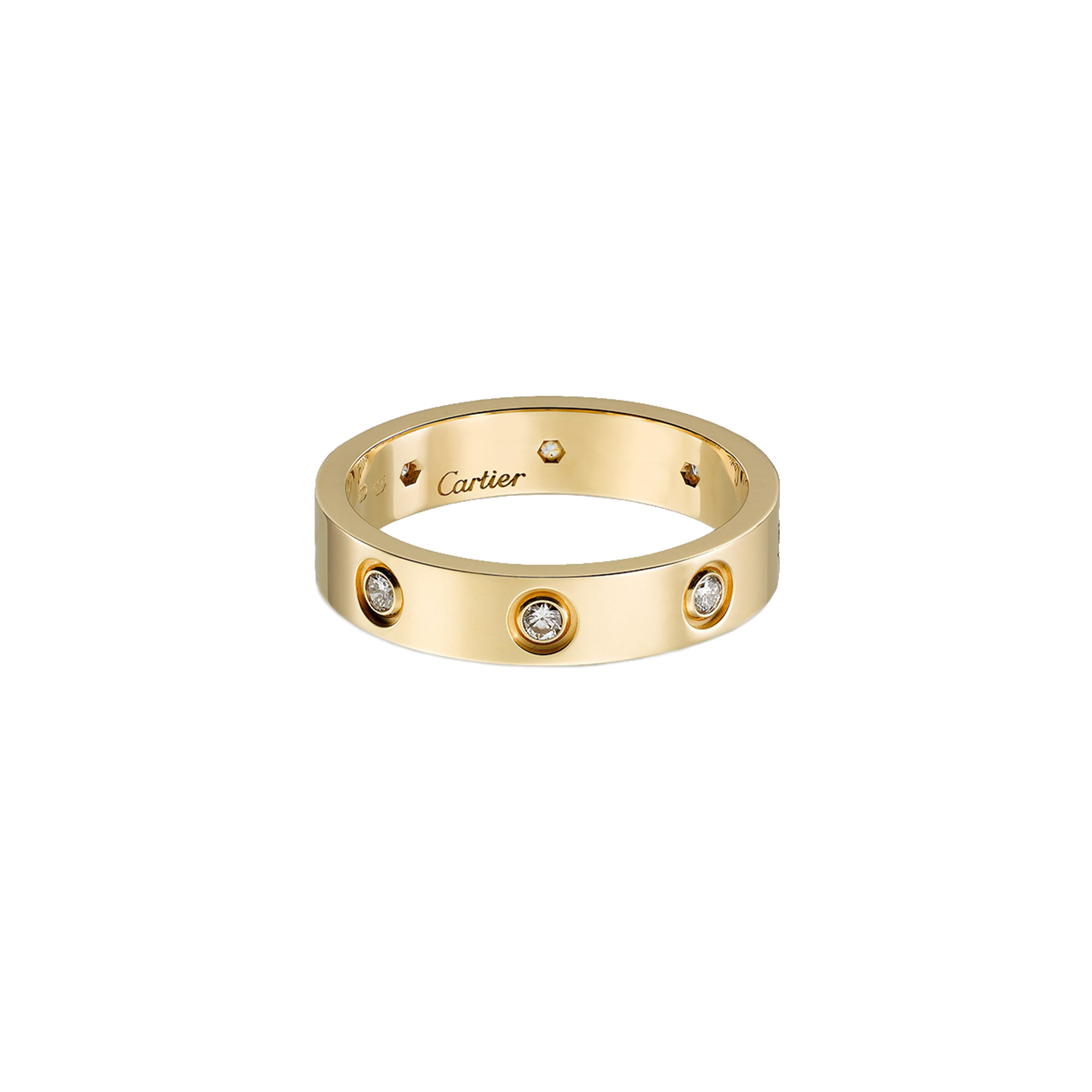 CARTIER  LOVE WEDDING BAND, 8 DIAMONDS B4056200